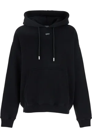 OFF-WHITE Heren, Sweatshirts & Hoodies, Zwart, Maat: S Katoen