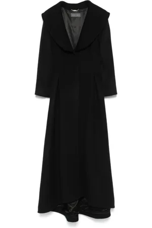 Alberta Ferretti Dames, Mantels, Zwart, Maat: S
