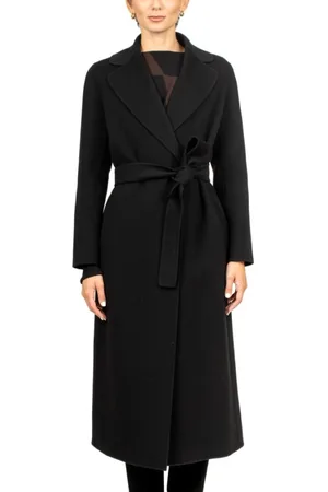 Max Mara Dames, Mantels, Zwart, Maat: S Wol
