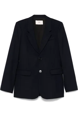 Ami Dames, Jassen, Blauw, Maat: XS Wol