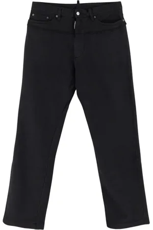 Dsquared2 Heren, Broeken, Zwart, Maat: S Poliester