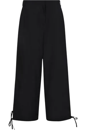 Msgm Dames, Broeken, Zwart, Maat: XS Linnen