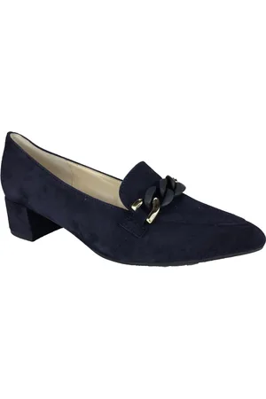 Gabor Dames, Schoenen, Blauw, Maat: 37 EU Leer