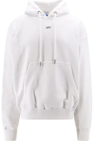 OFF-WHITE Heren, Sweatshirts & Hoodies, Wit, Maat: M Katoen