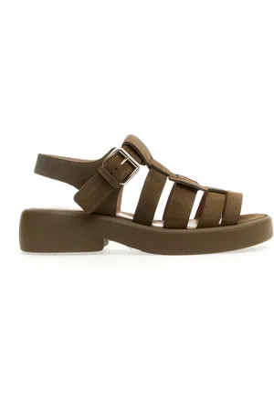 Elena Iachi Dames, Schoenen, Groen, Maat: 38 EU Leer