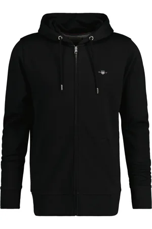 GANT Heren, Sweatshirts & Hoodies, Zwart, Maat: S Katoen