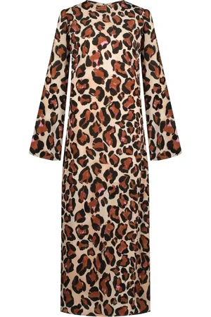 Fabienne Chapot Dames, Jurken, Bruin, Maat: L Viscose