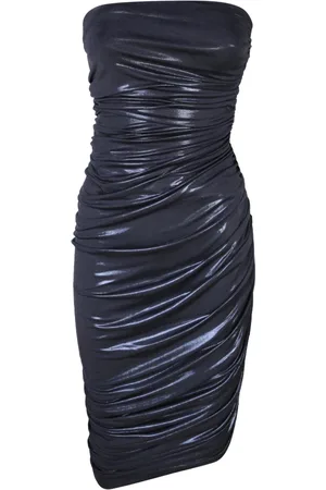 Norma Kamali Dames, Jurken, Blauw, Maat: L