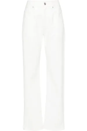 Brunello Cucinelli Dames, Jeans, Wit, Maat: M Denim