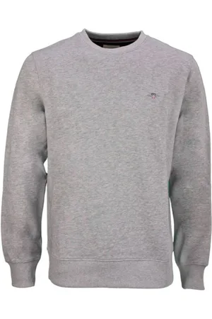 GANT Heren, Sweatshirts & Hoodies, Grijs, Maat: 2XL Katoen