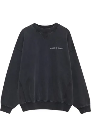 ANINE BING Dames, Sweatshirts & Hoodies, Grijs, Maat: XS Katoen
