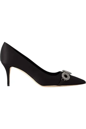 Manolo Blahnik Dames, Schoenen, Zwart, Maat: 38 EU Satijn