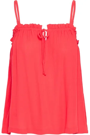 Ichi Dames, Tops, Rood, Maat: XL Viscose