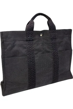 Hermès Dames, Pre-owned, Grijs, Maat: ONE Size Katoen