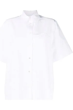 P.A.R.O.S.H. Dames, Blouses & Shirts, Wit, Maat: XS Katoen