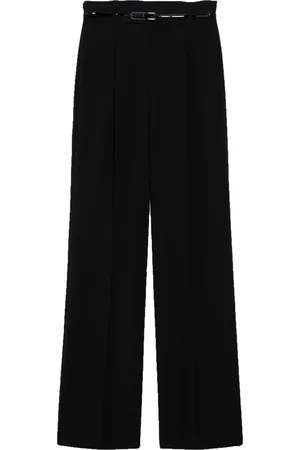 Max Mara Dames, Broeken, Zwart, Maat: 2XS Wol