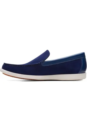 Clarks Heren, Schoenen, Blauw, Maat: 40 EU Leer