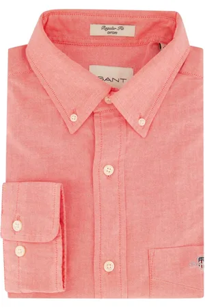 GANT Heren, Overhemden, Roze, Maat: XL Katoen