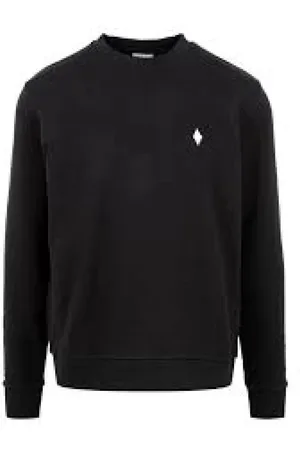 MARCELO BURLON Heren, Sweatshirts & Hoodies, Zwart, Maat: S Katoen