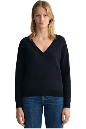 GANT Dames, Truien, Blauw, Maat: L Wol