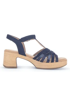 Gabor Dames, Schoenen, Blauw, Maat: 42 EU Leer