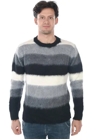D.A. Daniele Alessandrini Heren, Truien, Zwart, Maat: 2XL Wol