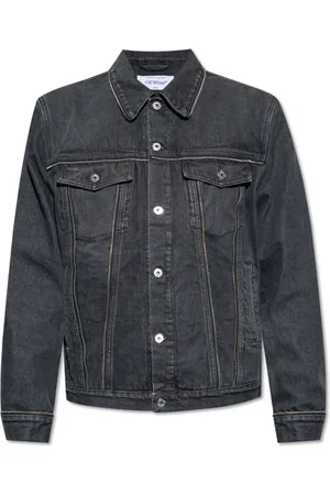 OFF-WHITE Heren, Jassen, Zwart, Maat: L Denim