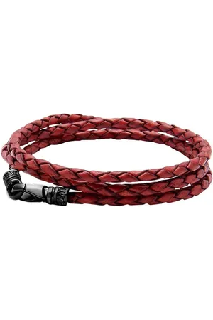 Nialaya Heren, Accessoires, Rood, Maat: L Leer