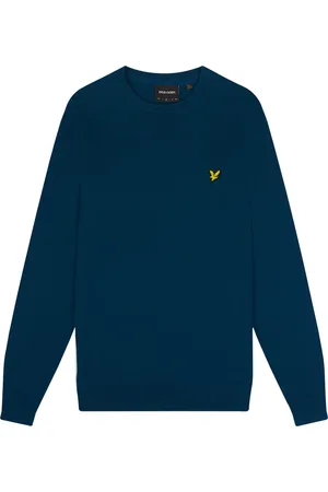 Lyle & Scott Heren, Truien, Blauw, Maat: M Katoen