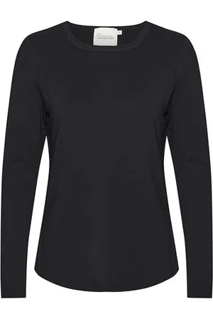 My Essential Wardrobe Dames, Blouses & Shirts, Zwart, Maat: XL Modal