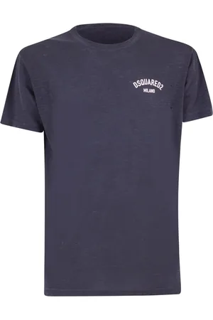 Dsquared2 Heren, Tops, Blauw, Maat: S Katoen