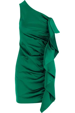 P.A.R.O.S.H. Dames, Jurken, Groen, Maat: M Polyamide