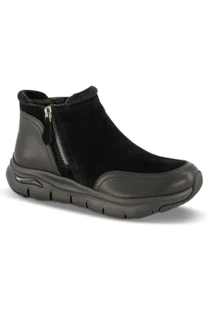 Skechers Dames, Schoenen, Zwart, Maat: 36 EU Leer