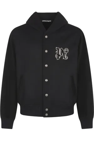Palm Angels Heren, Jassen, Zwart, Maat: M Wol