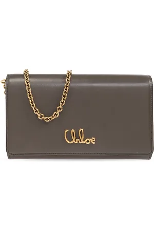 Chloé Dames, Accessoires, Grijs, Maat: ONE Size Leer