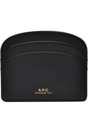 A.P.C. Unisex, Accessoires, Zwart, Maat: ONE Size Leer