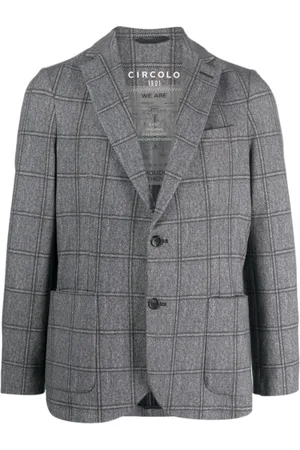 Circolo Heren, Jassen, Blauw, Maat: XL Katoen