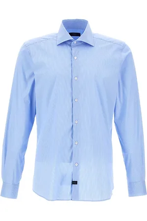 FAY Heren, Overhemden, Blauw, Maat: 3XL
