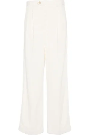 A.P.C. Dames, Broeken, Wit, Maat: XS Tweed