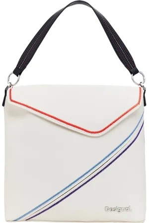 Desigual Dames, Tassen, Wit, Maat: ONE Size Poliester