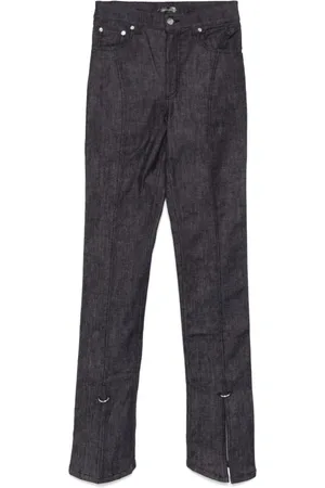 MUGLER Dames, Jeans, Blauw, Maat: W26 Katoen