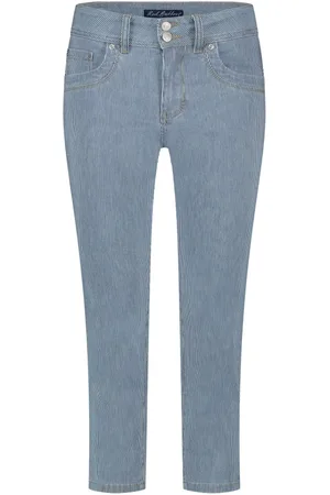 Red Button Dames, Jeans, Blauw, Maat: XL Katoen