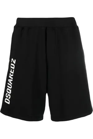 Dsquared2 Heren, Korte broeken, Zwart, Maat: M Katoen