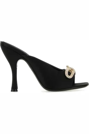 Salvatore Ferragamo Dames, Schoenen, Zwart, Maat: 36 EU Satijn