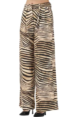 Roberto Cavalli Dames, Broeken, Bruin, Maat: S