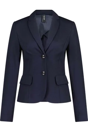 Marc Cain Dames, Jassen, Blauw, Maat: 3XL Leer