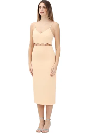 Patrizia Pepe Dames, Jurken, Oranje, Maat: M