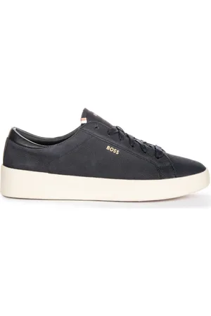 HUGO BOSS Heren, Schoenen, Blauw, Maat: 43 EU Leer