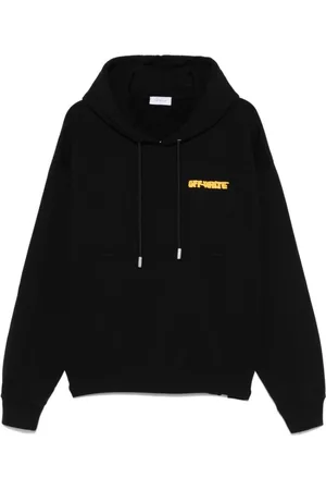 OFF-WHITE Heren, Sweatshirts & Hoodies, Zwart, Maat: 2XL Katoen