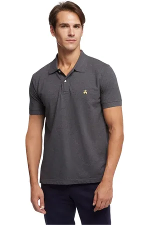 Brooks Brothers Heren, Tops, Grijs, Maat: XL Piqué